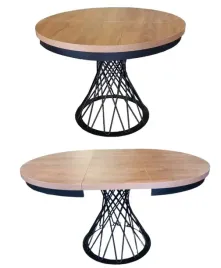 stol-okragly-fi-100-cm-rozkladany-do-140-cm-metalowa-podstawa