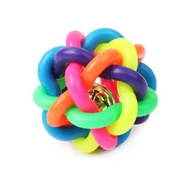 nuxie-zabawka-dla-psa-gumowa-pilka-pleciona-z-dzwoneczkiem-6cm