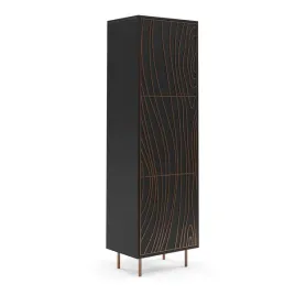 witryna-tivaro-szerokosc-60-cm-czarna-miedziana-stal-jednodrzwiowa-styl-l