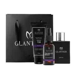 glantier-728-zestaw-perfumy-premium-olejek-do-brody-krem-do-rak-torba