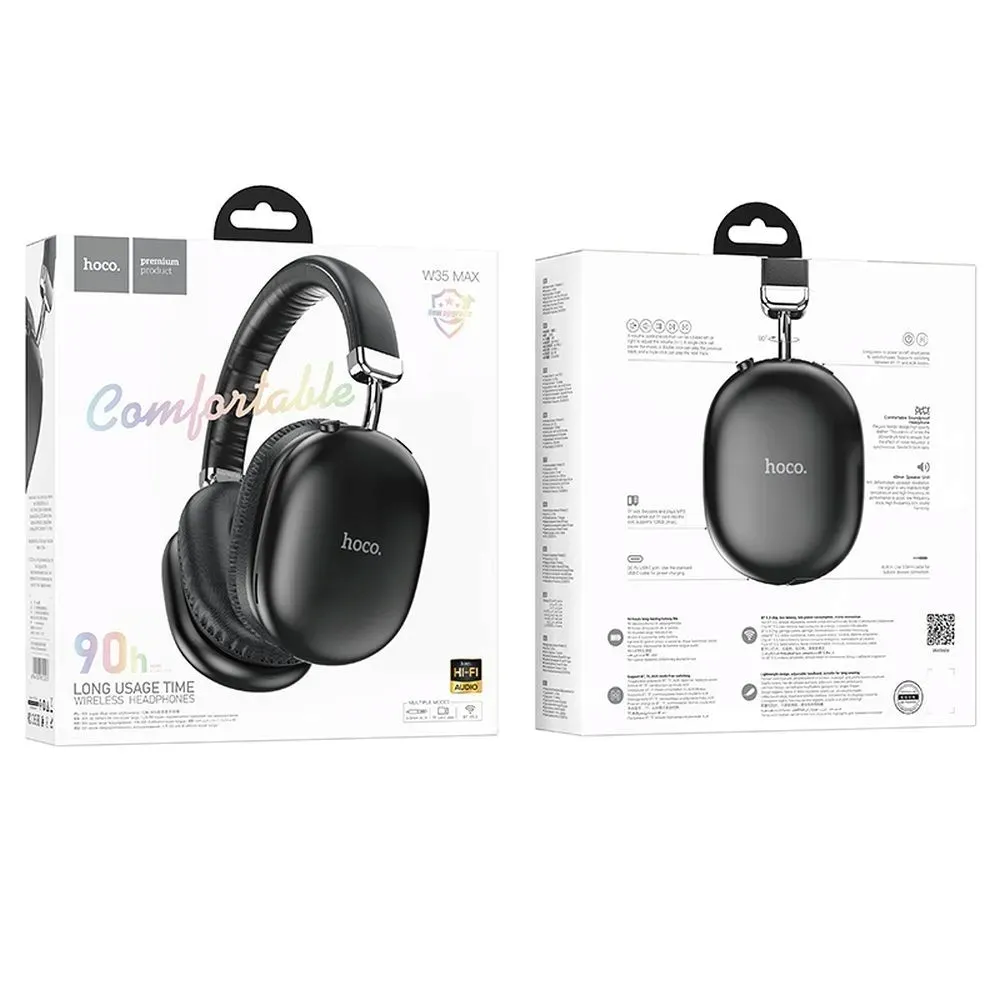 hoco-sluchawki-bluetooth-naglowne-w35-max-czarne
