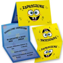 zaproszenie-urodzinowe-spongebob-zaproszenia-na-przyjecie-wiele-wzorow