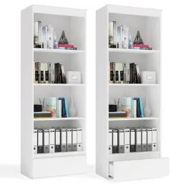 regal-biurowy-palermo-szafka-1-szuflada-4-polki-do-pokoju-biura-bialy