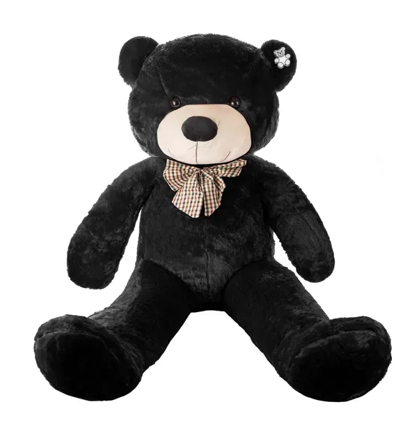 MIŚ GUSTAW DUŻA PRZYTULANKA PLUSZOWA MASKOTKA CLASSICO 90 CM CZARNY