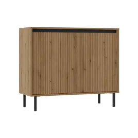 nowoczesna-komoda-ryflowana-2d-100-cm-dab-evoke-kosaka-lp-2-kolory