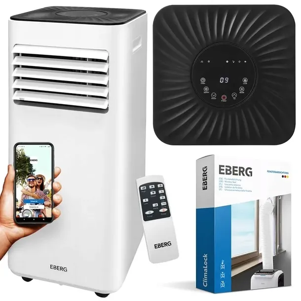 Klimatyzator przenośny MIRU PRO 2,6kW osuszacz 24l/24h WiFi + ClimaLock