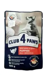 club-4-paws-saszetka-puppies-turkey-in-jelly-100g