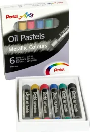 pastele-olejne-kredki-pentel-6-kolorow-metaliczne