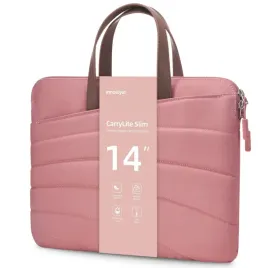 innostyle-damska-torba-na-laptopa-13-14-wodoodporna-carrylite-slim-rozowa