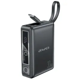 awei-powerbank-z-wbudowanym-kablemp87k-10000mah-czarny-black-30w