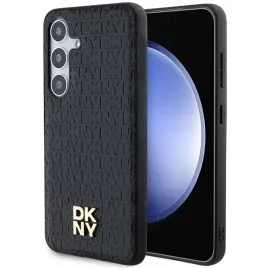 dkny-pokrowiec-hardcase-do-samsung-galaxy-s24-s921-z-logo-metalowym-leather