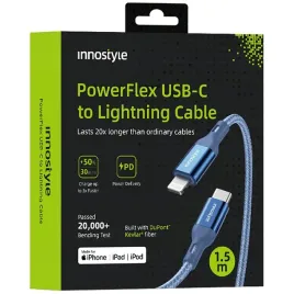 innostyle-kabel-usb-c-lightning-mfi-szybkiego-ladowania-do-iphone-kevlar-2m