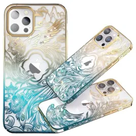 kingxbar-etui-do-iphone-14-plus-luksusowe-z-krysztalami-zlote-niebieskie