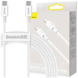 baseus-kabel-przewod-usb-c-usb-c-power-delivery-fcp-100w-5a-20v-2m-bialy