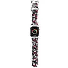 pasek-hello-kitty-silicone-bows-and-stripes-do-apple-watch-38-40-41mm-czarny