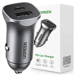 ugreen-szybka-ladowarka-samochodowa-usb-a-usb-c-30w-pd-pps-szara