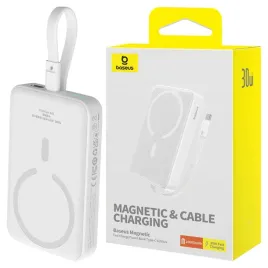 baseus-mini-powerbank-10000mah-30w-z-kablem-usb-c-do-telefonow-bialy