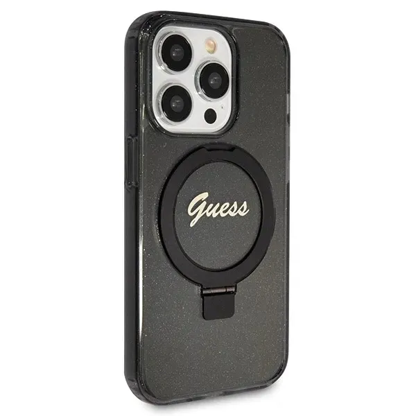 etui-guess-ring-stand-script-glitter-do-magsafe-do-iphone-14-pro-max-czarne