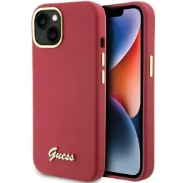 etui-guess-silicone-script-metal-logo-i-frame-do-iphone-15-czerwone