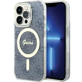 etui-guess-iml-4g-do-magsafe-case-pokrowiec-do-iphone-15-pro-niebieskie