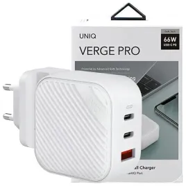 uniq-szybka-ladowarka-sieciowa-poreczna-podrozna-66w-gan-usb-c-biala