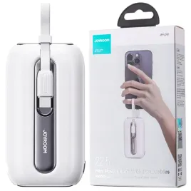 joyroom-powerbank-pojemny-10000mah-22-5w-z-2-kablami-usbc-i-lightning-bialy