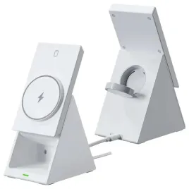 Zdjęcie produktu CHOETECH STACJA ŁADUJĄCA INDUKCYJNA 3W1 15W DO TELEFONÓW BIAŁA