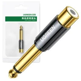 ugreen-adapter-audio-mini-jack-635mm-do-rca-zloty-kabel-przejsciowka