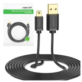 ugreen-kabel-usb-mini-usb-3m-pozlacany-przewod-do-ladowania-czarny
