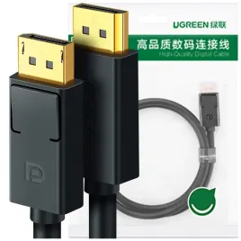 ugreen-kabel-przewod-dlugi-wytrzymaly-displayport-displayport-3m-czarny