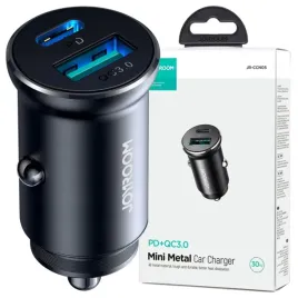 joyroom-mini-ladowarka-samochodowa-30w-usb-a-usb-c-do-telefonu-czarna