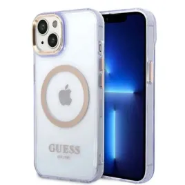 guess-hard-case-iphone-14-61-cala-etui-pokrowiec-do-magsafe-purpurowy
