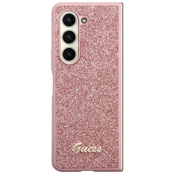 guess-etui-hardcase-do-samsung-z-fold5-f946-glitter-script-z-script