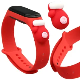 strap-xmas-pasek-opaska-do-xiaomi-miband-6-5-swiateczny-czerwony-rekawiczka
