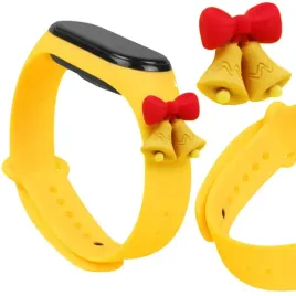 strap-xmas-pasek-opaska-do-xiaomi-mi-band-4-3-swiateczny-zolty-dzwonki