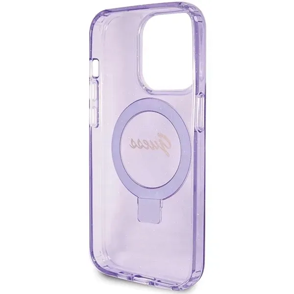 etui-guess-ring-stand-script-glitter-do-magsafe-do-iphone-15-pro-fioletowe