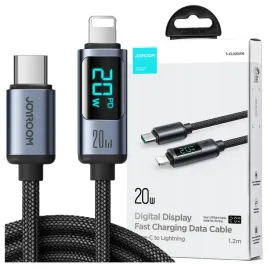 joyroom-kabel-przewod-dlugi-wytrzymal-lightning-usb-c-20w-1-2m-czarny