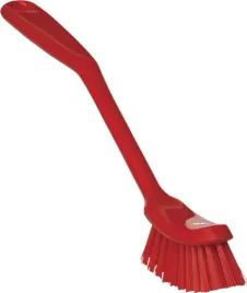 szczotka-reczna-manualna-czyszczenia-szorowania-naczyn-vikan-czerwona-29cm