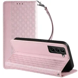 magnet-strap-case-etui-pokrowiec-obudowa-do-samsung-galaxy-s22-rozowy