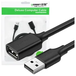 ugreen-przedluzka-adapter-usb-2-0-5m-czarny-przewod-do-komputera
