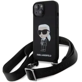 karl-lagerfeld-etui-crossbody-silicone-ikonik-do-iphone-15-czarne