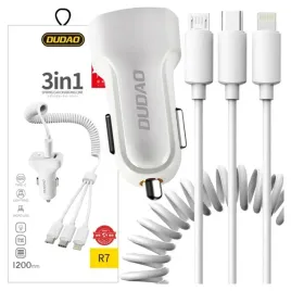dudao-ladowarka-samochodowa-2xusb-2-4a-z-kablem-3w1-do-telefonu-biala