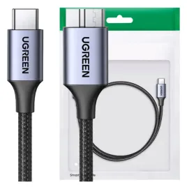 ugreen-kabel-przewod-dlugi-mocny-usb-c-micro-usb-b-3-0-5gb-s-3a-1m-szary