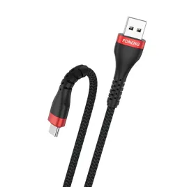 foneng-kabel-x82-usb-na-typ-c-3a-1-metr-czarny-do-telefonu