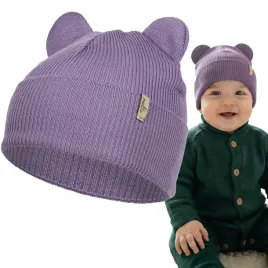 czapka-dla-niemowlaka-na-wiosne-jesien-welna-merino-oddychajaca-uszka-42-44