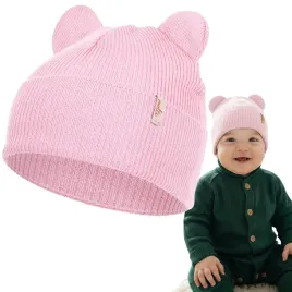 czapka-dziecieca-wiosenna-prazek-wygodna-welniana-merino-niemowle-42-44