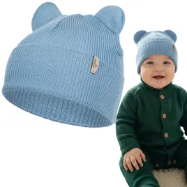 czapka-dziecieca-wiosenna-jesienna-z-uszkami-welna-merino-ciepla-42-44