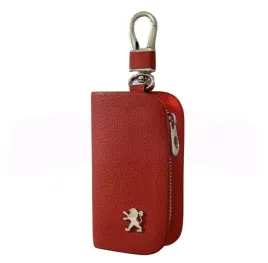 skorzane-etui-na-klucze-peugeot-logo-kluczyk-samochodowy-elegancki-czerwony