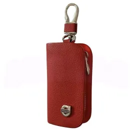 skorzane-etui-na-klucze-volvo-logo-kluczyk-samochodowy-elegancki-czerwony
