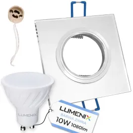 zestaw-oprawa-kwadrat-szklana-lustrzana-zarowka-gu10-led-10w-zimna
